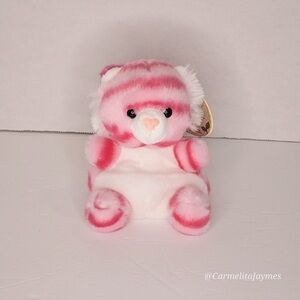 ROSÉ PINK TIGER 🌹🐅 Pink Striped Palm Pal Tiger Official Aurora Palm Pal NWT